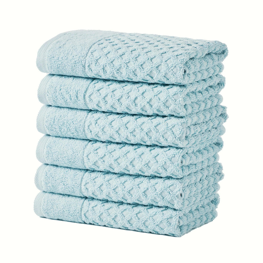Cotton Diamond Waffle Weave Bath Towel Set - Grayson Collection