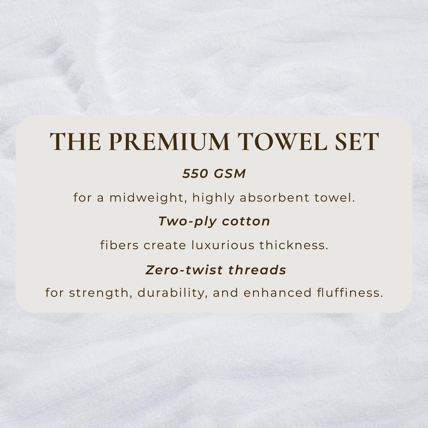 Luxury Cotton Towels - Karina Collection