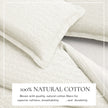 100% Cotton Honeycomb Waffle Duvet Set - Mattea Collection