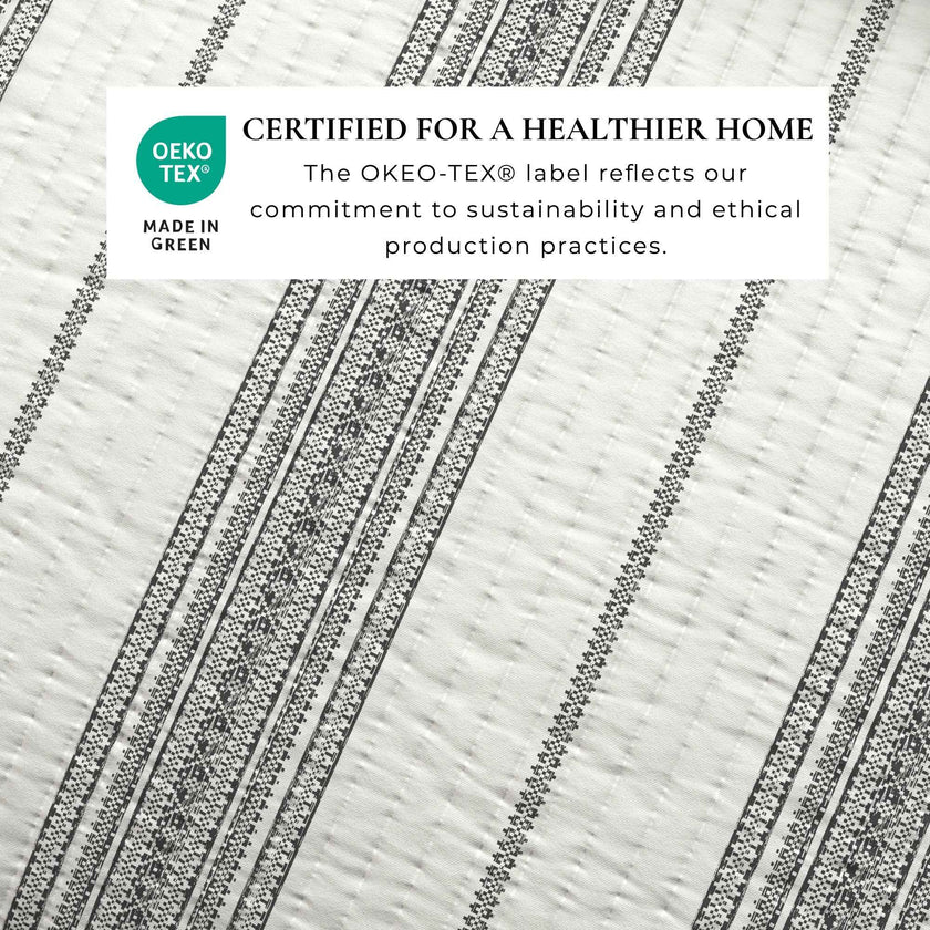 3-Piece Stripe Quilt - Wesley Collection