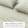 Turkish Cotton Flannel Sheet Set - Winter Floral Collection