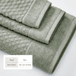 Cotton Diamond Waffle Weave Bath Towel Set - Grayson Collection
