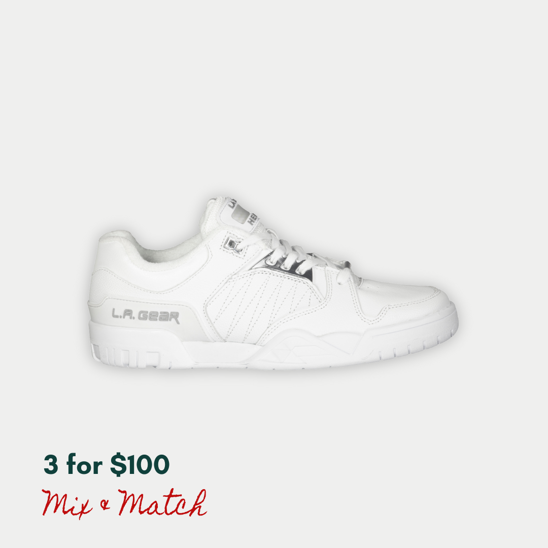 LA Gear Men’s Boardwalk Lowtop | White