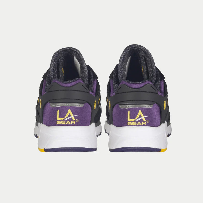 LA Gear Men's Catapult Light-Up Lowtop | Black x Purple x Yellow
