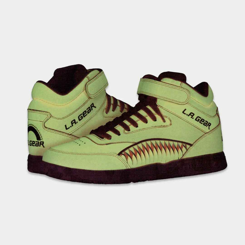 LA Gear Women's Flame Hightop | Neon Peach Glow