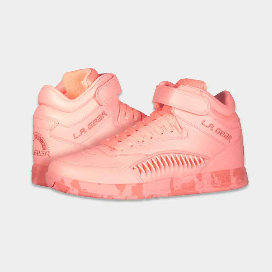 LA Gear Women's Flame Hightop | Neon Peach Glow