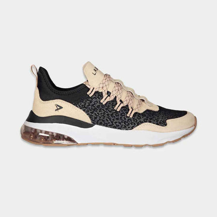 LA Gear Women’s Runyon Lowtop | Black x Pink