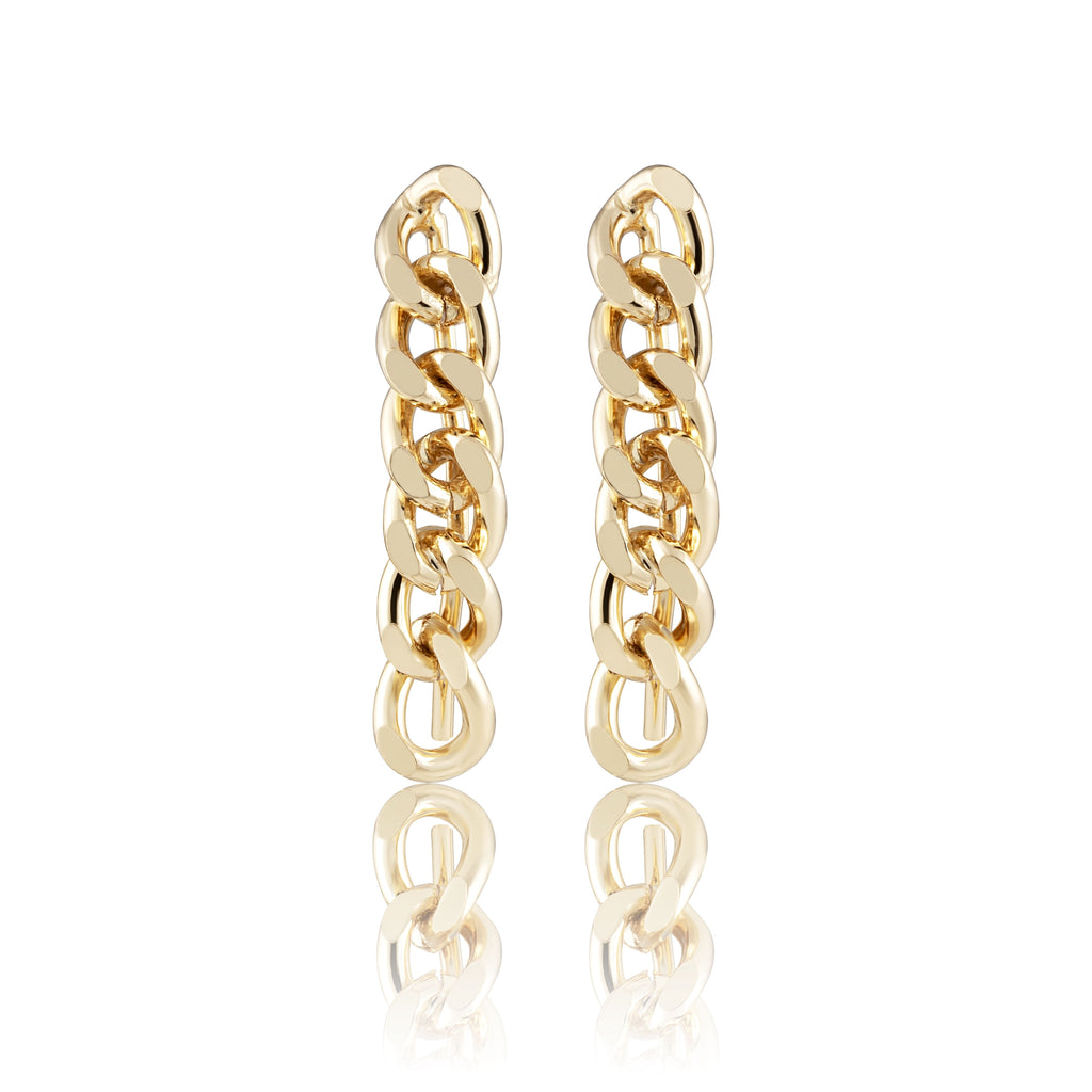 Leila Cuban Link Earrings