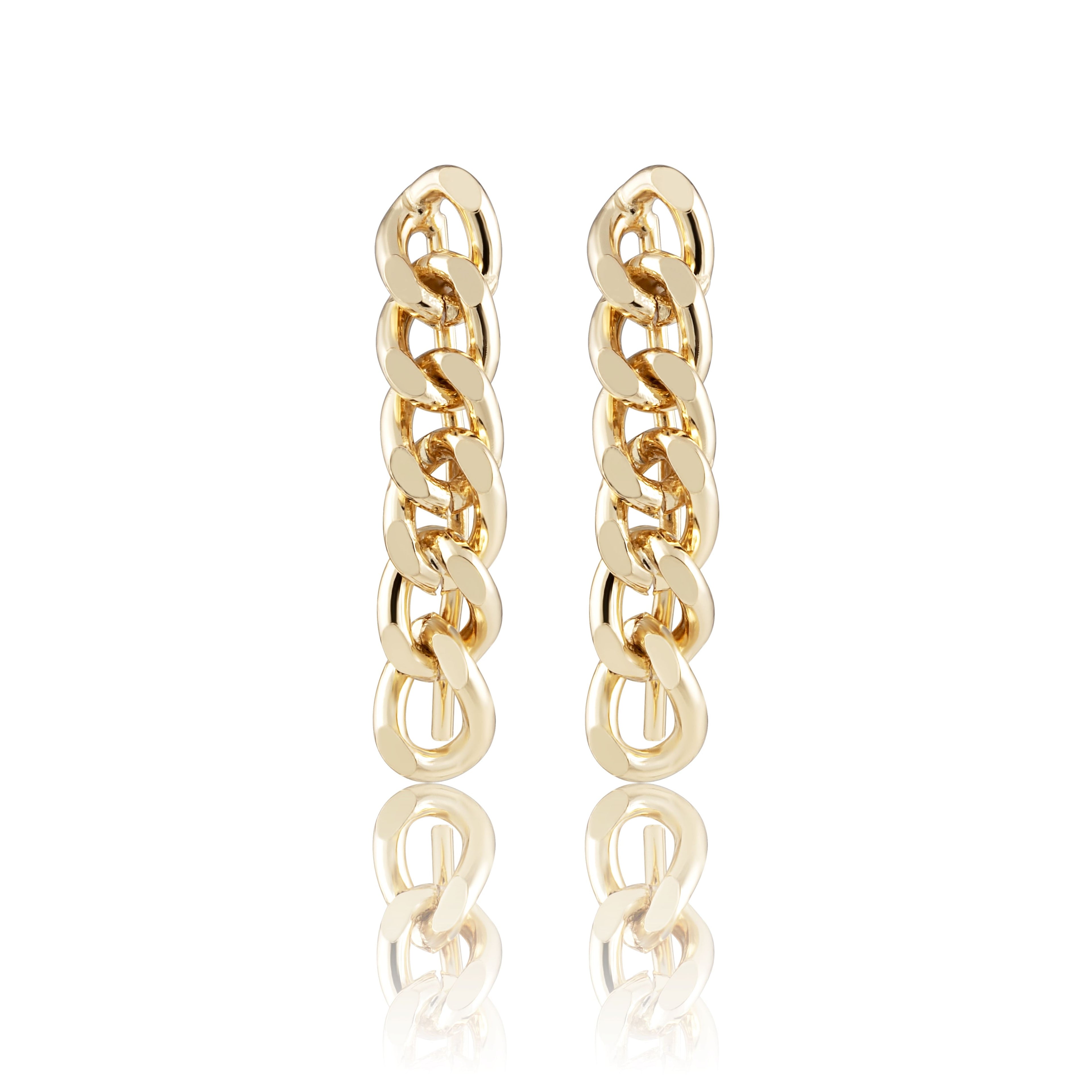 Leila Cuban Link Earrings