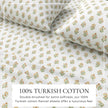 Turkish Cotton Flannel Sheet Set - Winter Floral Collection