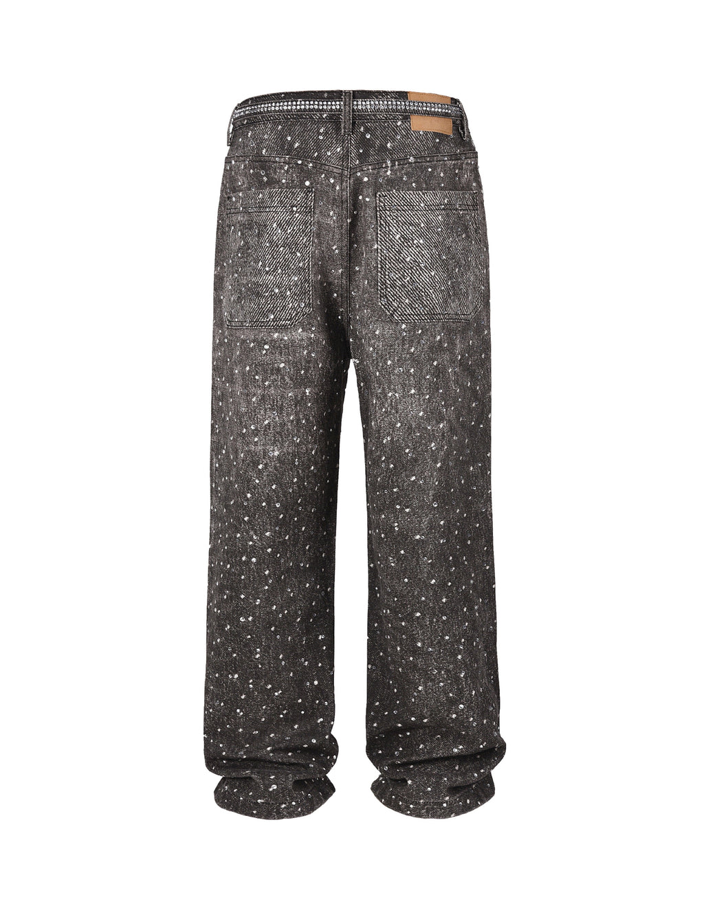 NOIR RHINESTONE DENIM (UNISEX)