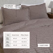 100% Cotton Honeycomb Waffle Duvet Set - Mattea Collection