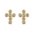 Mimi Mini Cross Earrings