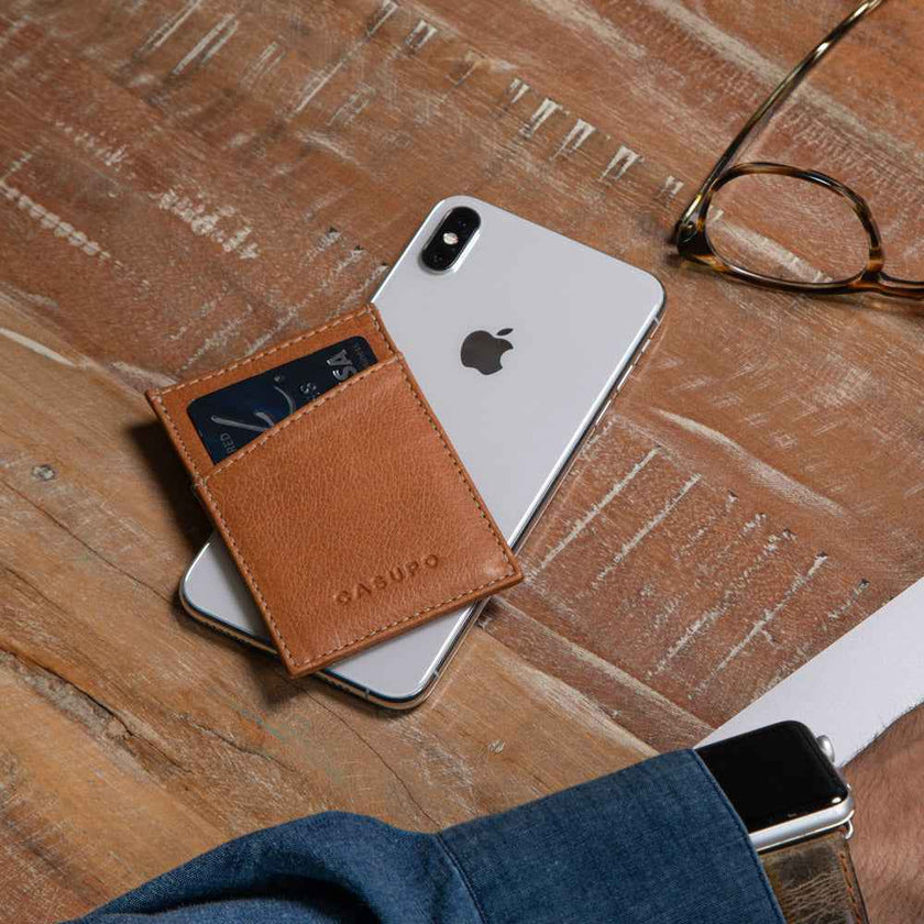 Minimalist Wallet with RFID protection - Natural