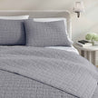 100% Cotton Honeycomb Waffle Garment Washed Quilt Set - Genevieve Collection