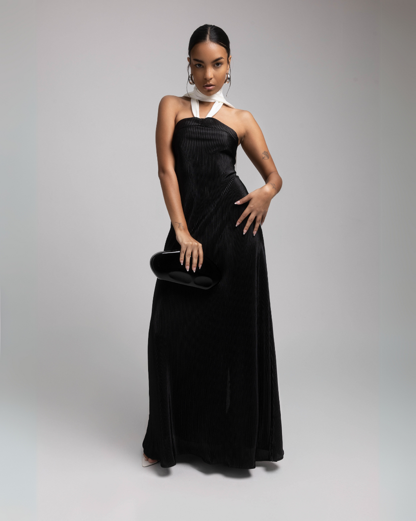 Monaco Maxi Dress - Plisse