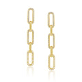Morgan CZ Link Earring