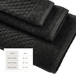 Cotton Diamond Waffle Weave Bath Towel Set - Grayson Collection