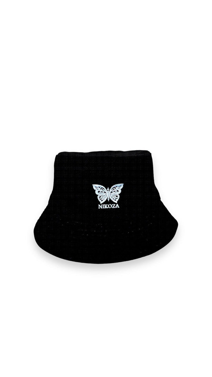 Black/White Nikoza Bucket Hat