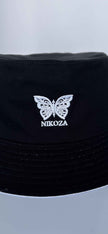 Black/White Nikoza Bucket Hat