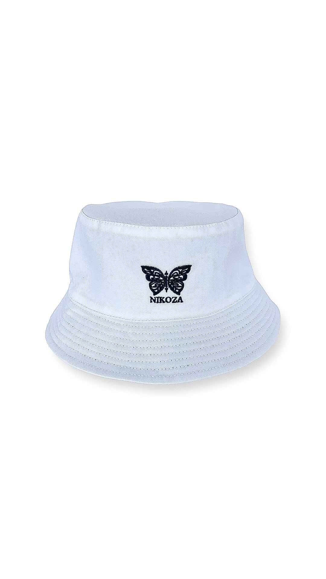 Black/White Nikoza Bucket Hat