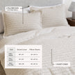 100% Cotton Honeycomb Waffle Duvet Set - Mattea Collection