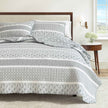 3-Piece Stripe Quilt - Kadi Collection