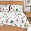 4-Piece Turkish Cotton Christmas Flannel Sheet - Whittaker Collection