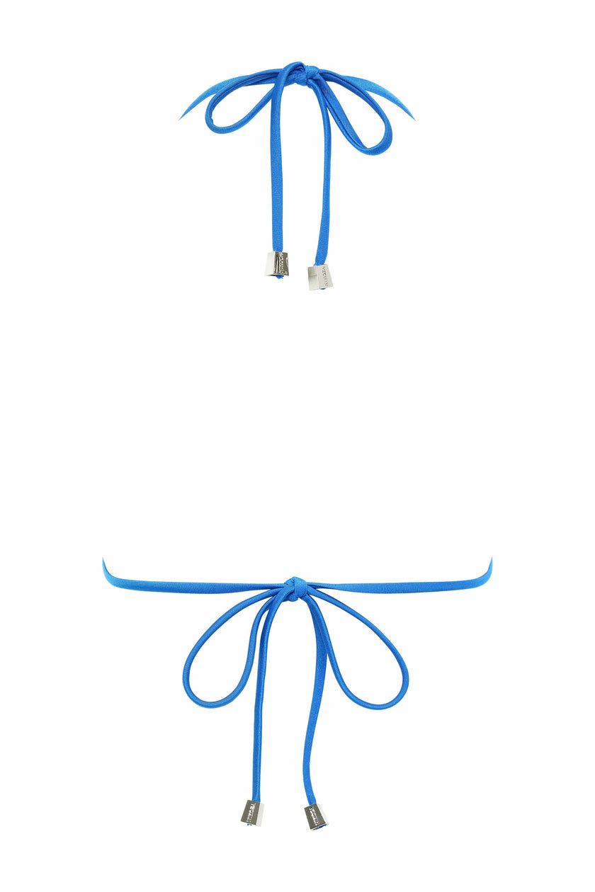 Blue Diana Bikini Top