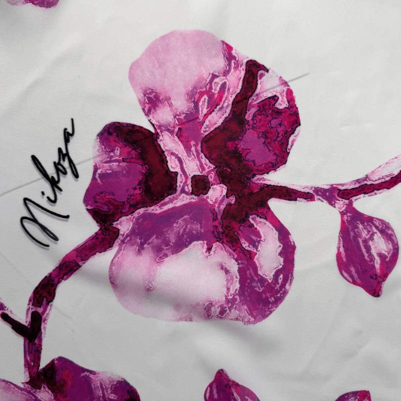 Miranda long cover up 100% Silk