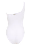Vanda - StripeOne Shoulder Style Swimsuit