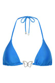 Blue Diana Bikini Top