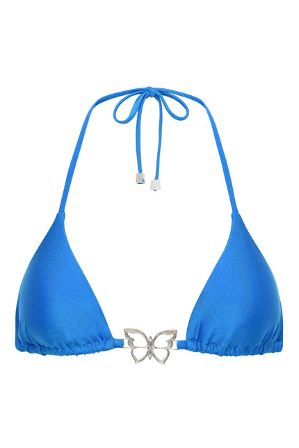 Blue Diana Bikini Top