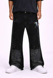 NOIR SPLIT PAINTERS DENIM