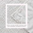 100% Cotton Honeycomb Waffle Garment Washed Quilt Set - Genevieve Collection