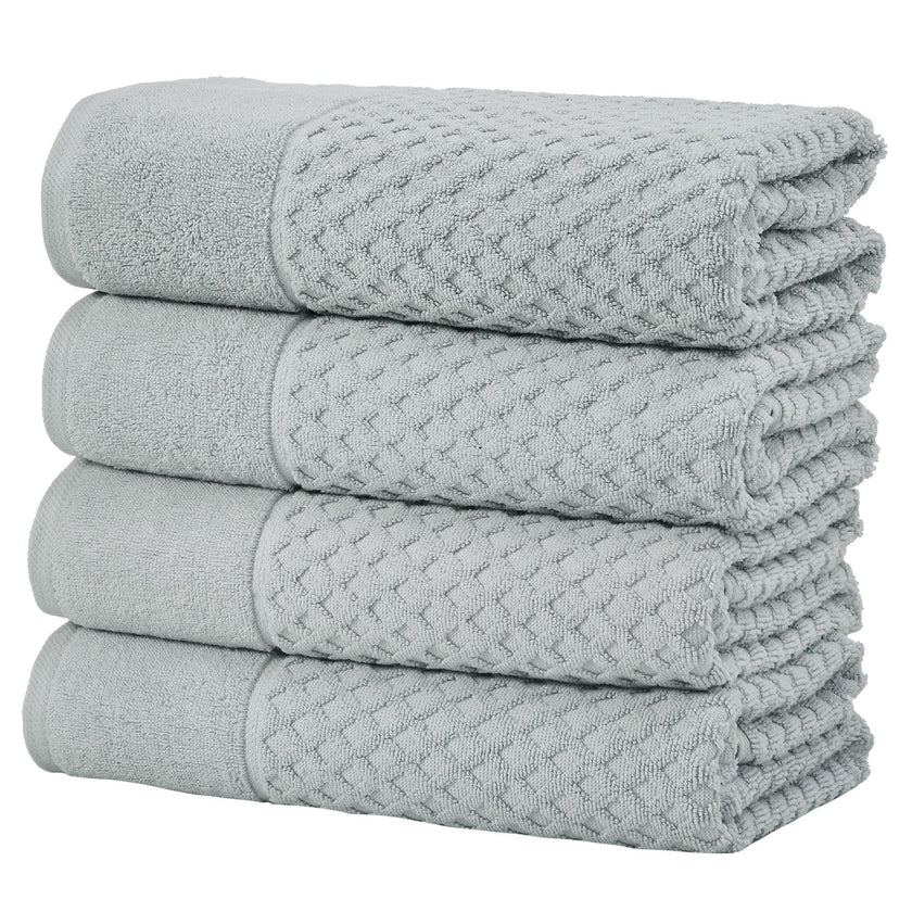 Cotton Diamond Waffle Weave Bath Towel Set - Grayson Collection