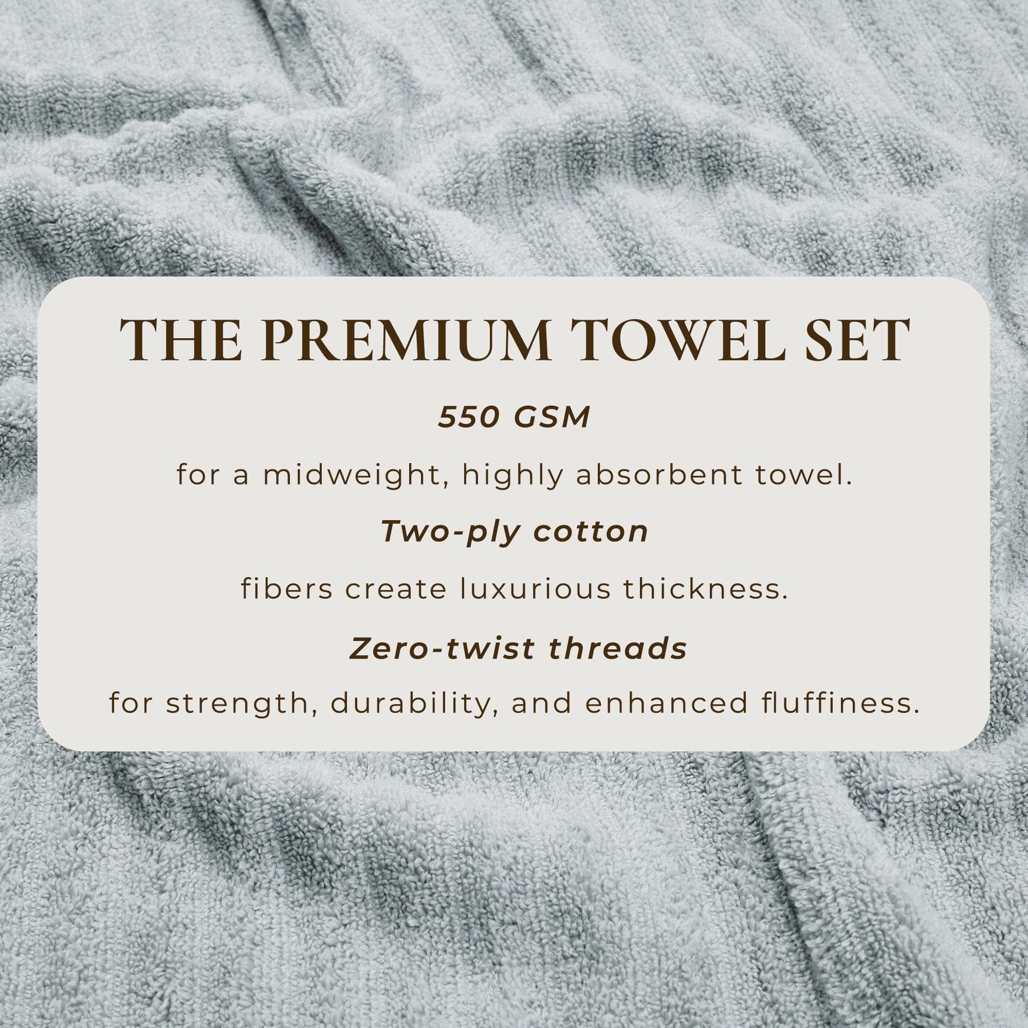 Luxury Cotton Towels - Karina Collection