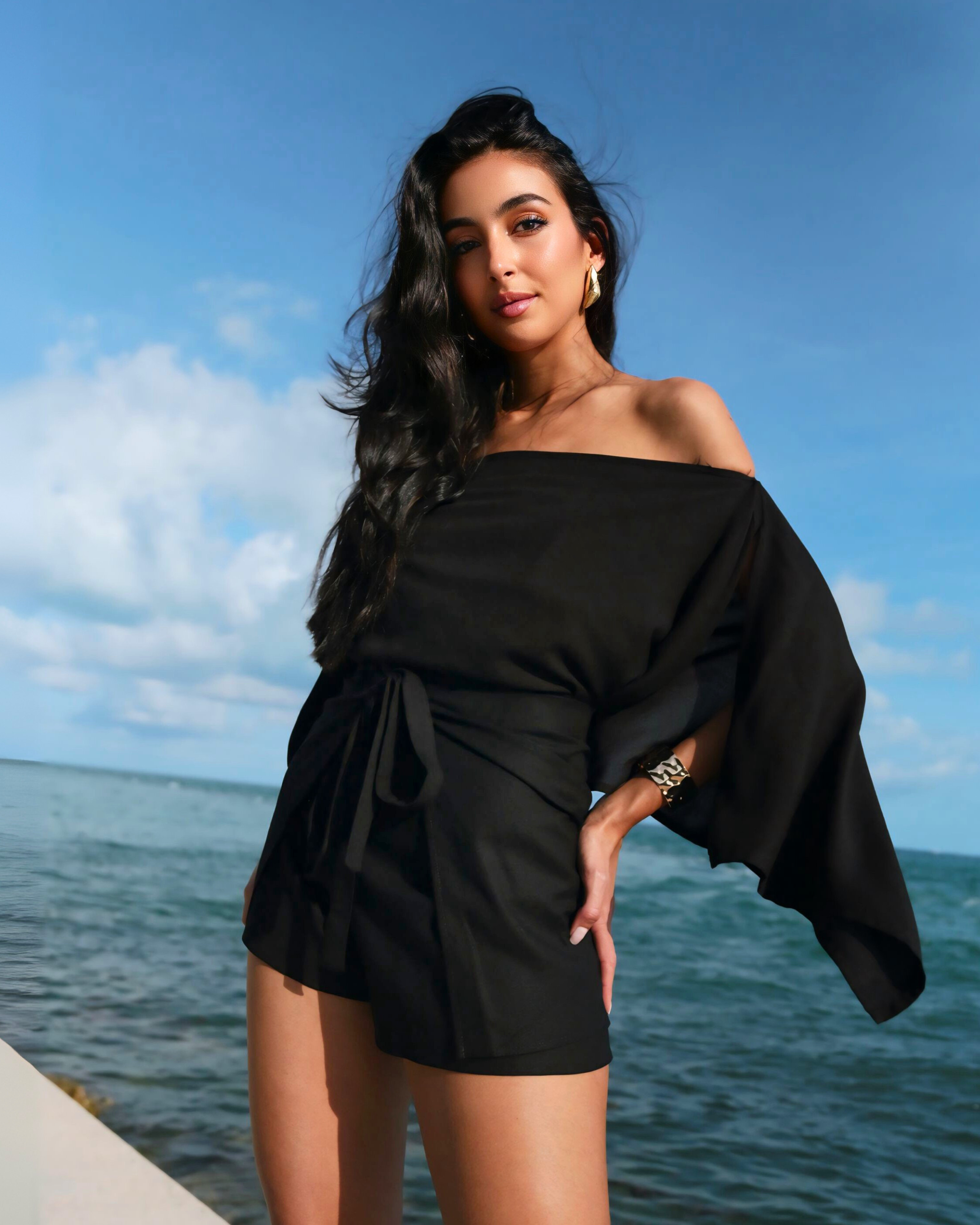 Pocket Wrap Short - Linen