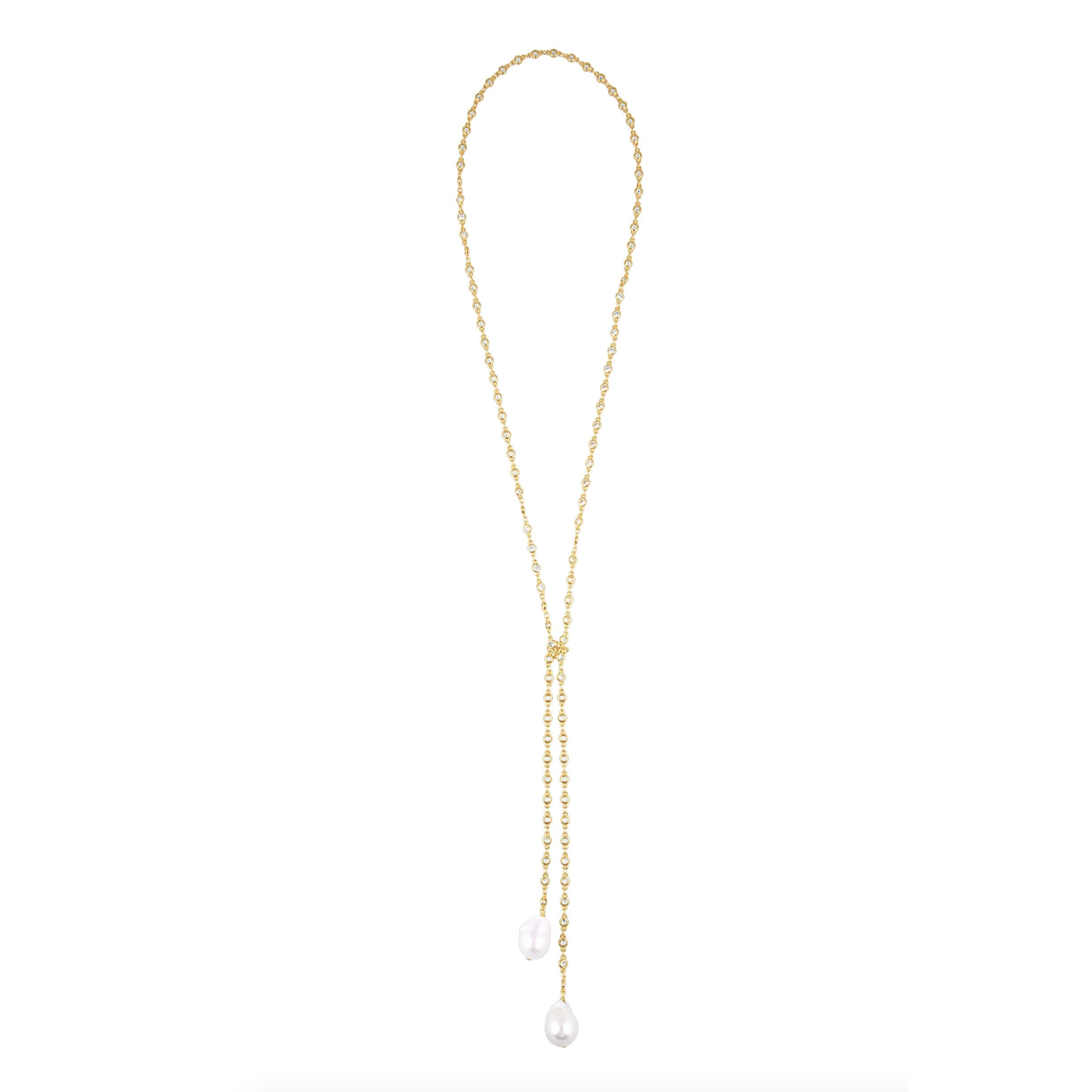 Pearl Bolo Necklace
