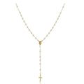 Pearl Rosary Lariat