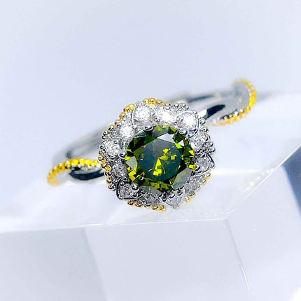 Rosario Romance Ring - Peridot