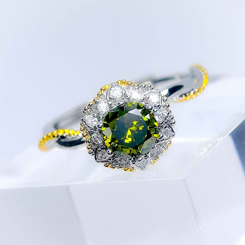 Rosario Romance Ring - Peridot