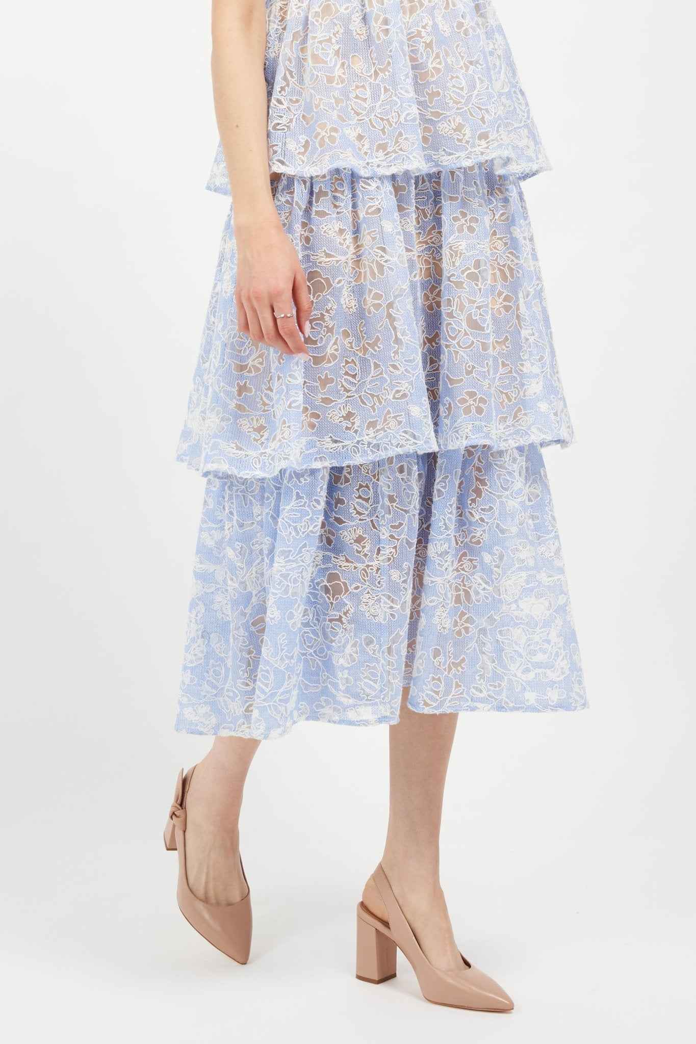 Daphne Leather Slingback Pump Taupe