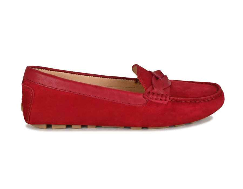 PIPER Leather Driving Loafer Bordeaux