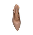 Daphne Leather Slingback Pump Taupe