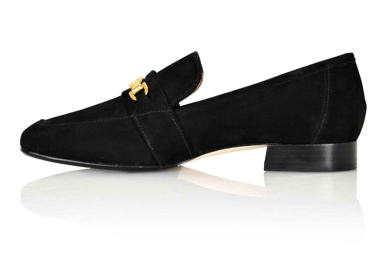 Adonis Black Nubuck Leather Loafer