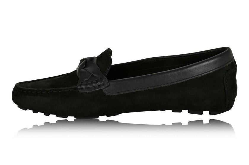 PIPER Leather Driving Loafer Black