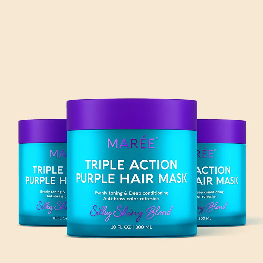 Purple Mask for Blonde Hair