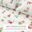 4-Piece Turkish Cotton Christmas Flannel Sheet - Whittaker Collection