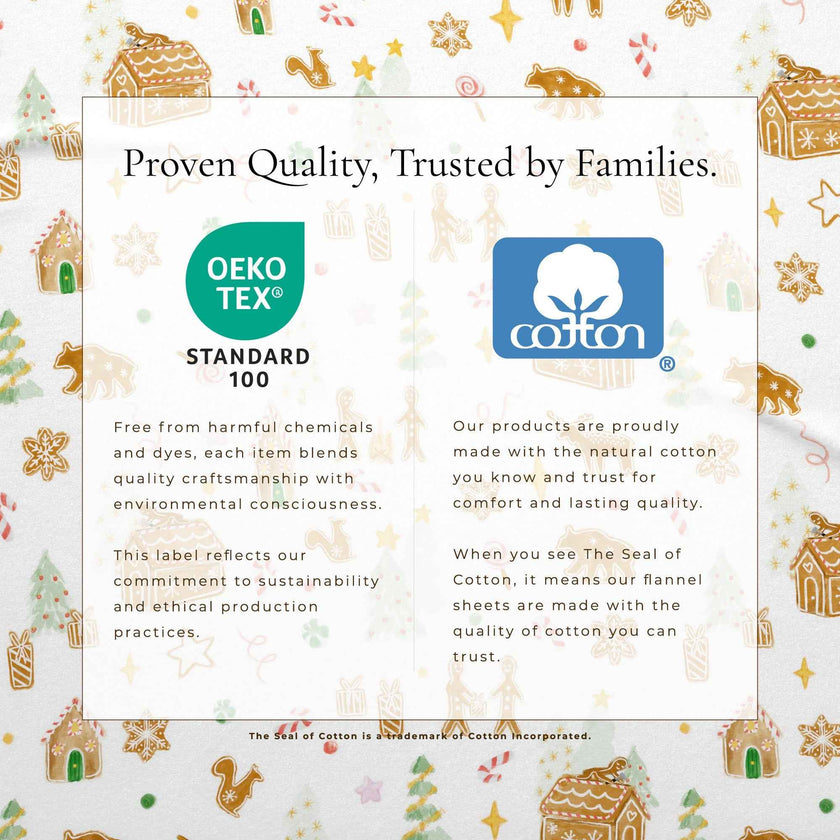 Turkish Cotton Flannel Sheet Set - Kids' Christmas Collection